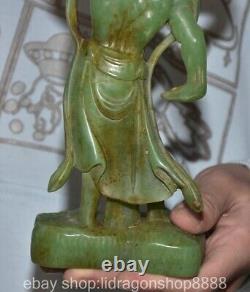 8 Chine ancienne sculpture de jade fuodomiya, statue de bouddha d'akrana
