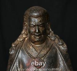 8 ancienne statue de bouddha en cuivre de Chine sculpture de Bouddha de je Tson