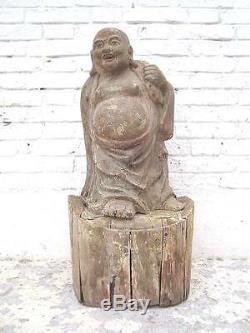 90 années de la statue de Bouddha Figure Sculpture migratoire Chine anciennes du