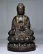 9.2 Ancienne Statue Bouddhiste Chinoise De Bouddha Assis De Lotus Shakyamuni