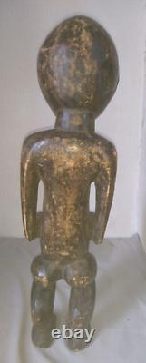 ANCIENNE GRANDE STATUE SCULPTURE KWELE du GABON debut 1900 ART AFRICAIN en bois