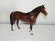 Ancienne Grande Sculpture Statue Animalière Cheval En Céramique