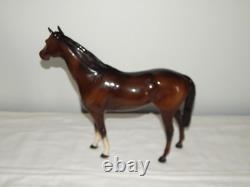 ANCIENNE Grande SCULPTURE Statue Animalière CHEVAL en Céramique