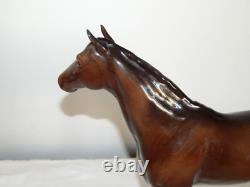 ANCIENNE Grande SCULPTURE Statue Animalière CHEVAL en Céramique