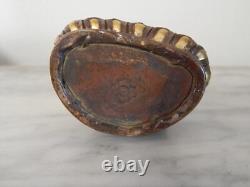 ANCIENNE Petite SCULPTURE Statue en BRONZE BOUDDHA Signée