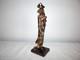 Ancienne Sculpture Statue En Bronze Personnage Signée Lohé