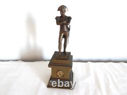 ANCIENNE SCULPTURE Statue en BRONZE Napoléon Bonaparte avec son épée