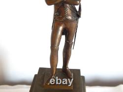 ANCIENNE SCULPTURE Statue en BRONZE Napoléon Bonaparte avec son épée