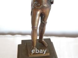 ANCIENNE SCULPTURE Statue en BRONZE Napoléon Bonaparte avec son épée