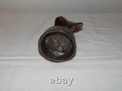 ANCIENNE SCULPTURE Statue en BRONZE Visage Signée Yves Lohé