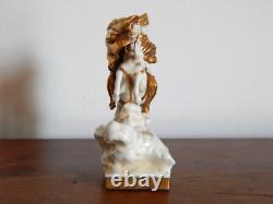 ANCIENNE SCULPTURE Statue en PORCELAINE SCHEIBE ALSBACH ALLEMAGNE Napoléon