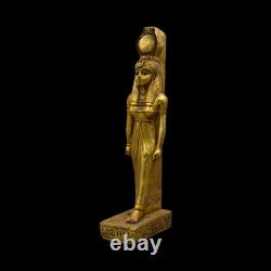 ANCIENNE STATUE DE LA DÉESSE ÉGYPTIENNE ISIS, réplique égyptienne, sculpture