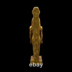 ANCIENNE STATUE DE LA DÉESSE ÉGYPTIENNE ISIS, réplique égyptienne, sculpture