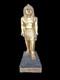 Ancienne Statue Egyptienne Vintage Hathor Grande Sculpture Artisanale En Pierre