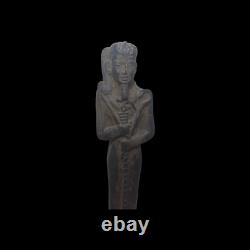 ANCIENNE STATUE PHARAONIQUE EGYPTIENNE ANTIQUE pierre lune dieu sculpture Khonsu