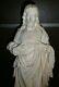 Ancienne Statue Religieuse/jesus Sacre-coeur/stuck Ciré /h. 41,5 Cm/xixème