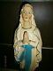 Ancienne Statue Religieuse/notre Dame De Lourdes/xxéme/h. 66cm/platre Peint