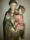 Ancienne Statue Religieuse/saint Antoine & Enfant Jesus/fin Xixéme/h. 63cm/platre