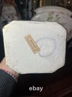 ANCIENNE STATUE RELIGIEUSE SAINT JOSEPH ET L'ENFANT JESUS PLATRE H. 42 Cm