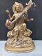 Ancienne Statue Sculpture Bronze Saraswati Divinite Hindou Hauteur 19 Cm