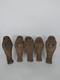 Ancienne Statue Pharaonique égyptienne 5 Pierre Ushabti Shabti Servant Sculpture