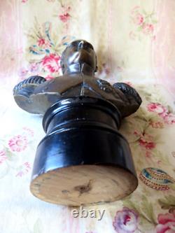 ANCIEN BUSTE EN BRONZE NAPOLEON EN UNIFORME XIXème