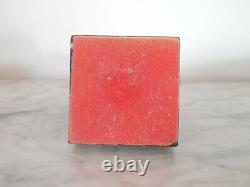 ANCIEN Petit BUSTE Sculpture en BRONZE Jean de la Fontaine Sur Socle en MARBRE