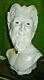 Ancien Grand Buste Statue Sculpture Satyre Signé F. Citti Pan Faune Platre Diable