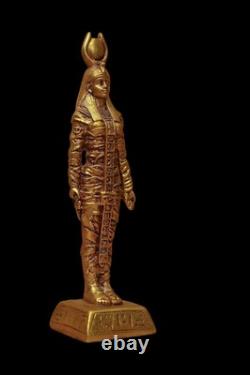 ANTIQUITÉS EGYPTIENNES ANCIENNES UNIQUES grande statue sculpture Isis