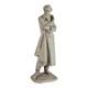 Alessandro Volta Sculpture Ancienne Plâtre Italie Xixe-xxe Siècle Originale