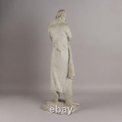 Alessandro Volta Sculpture Ancienne Plâtre Italie XIXe-XXe Siècle Originale
