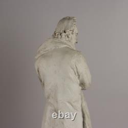 Alessandro Volta Sculpture Ancienne Plâtre Italie XIXe-XXe Siècle Originale
