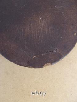 Allégorie Ancien bas relief en bois durci ébonite d'époque Napoléon III