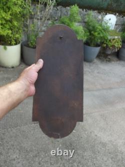 Allégorie Ancien bas relief en bois durci ébonite d'époque Napoléon III