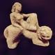 Allemagne Ancienne Belle Sculpture Statue Terre Cuite Ernst Yelin 1900-1991