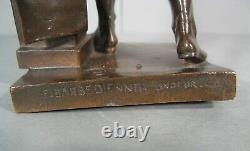Ambroise Paré Bronze Ancien Signé David Fondeur Barbedienne Réduction Collas