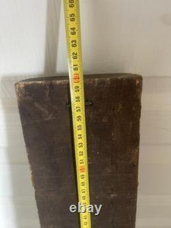 Ancien Bas Relief Bois Sculpté Sculpture Statue Jésus Joseph Apôtre Pierre OURO