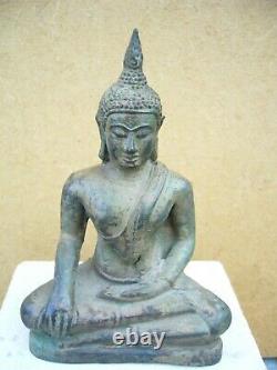 Ancien Bouddha En Bronze