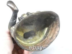 Ancien Bouddha Sculpture En Bronze Statue Asiatique Chine Chinese