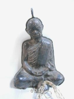 Ancien Bouddha Sculpture Statue Religieuse Platre Religious Buddha