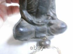 Ancien Bouddha Sculpture Statue Religieuse Platre Religious Buddha