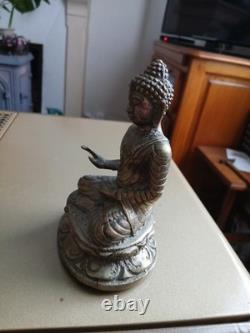 Ancien Bouddha assis Bronze