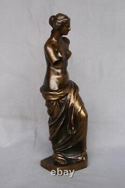 Ancien Bronze Venus De Milo Napoleon Mythologie Déesse Amour Statue Sculpture
