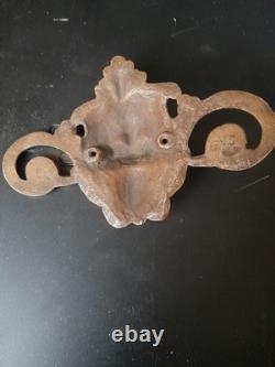 Ancien Bronze diable satyre statue statuette Ésotérisme Lucifer sculpture