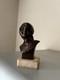 Ancien Buste Bronze Fillette Beguin Georges Trinque 1844-1930 Socle Marbre