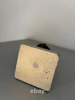 Ancien Buste Bronze Fillette Beguin Georges Trinque 1844-1930 Socle Marbre