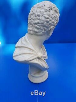 Ancien Buste En Pltre Représentant L'empereur Romain Caracalla