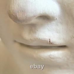 Ancien Buste en Plâtre Eros d'après Grec Antique 24 cm Début XXème