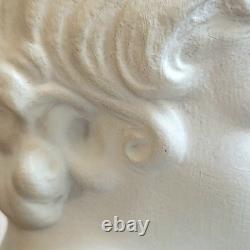 Ancien Buste en Plâtre Eros d'après Grec Antique 24 cm Début XXème