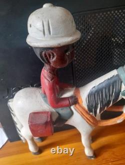 Ancien Colon baule Baoule Art Tribal Afrique Côte d'Ivoire Statue bois sculpture